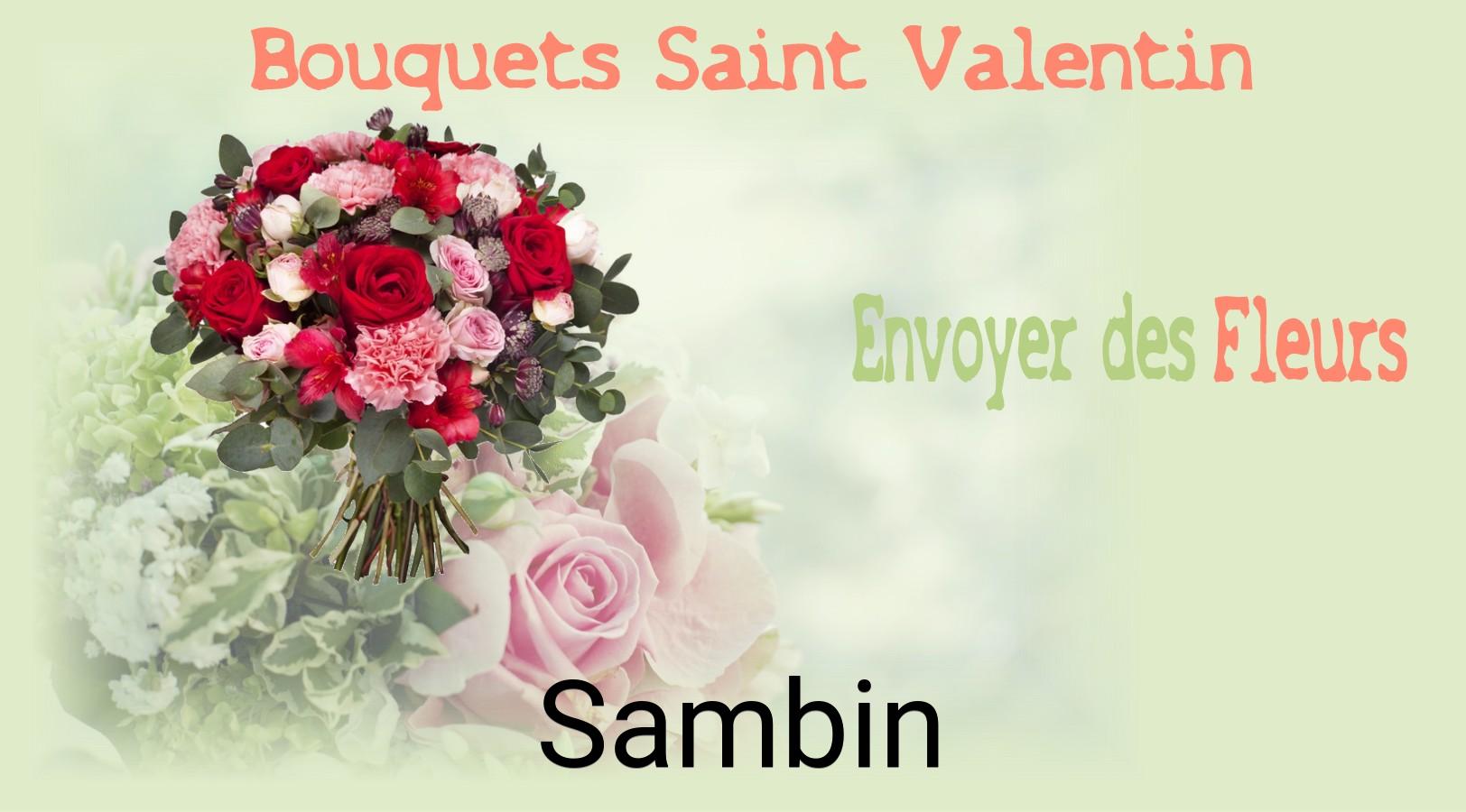Roses de Saint-Valentin livrées à Sambin